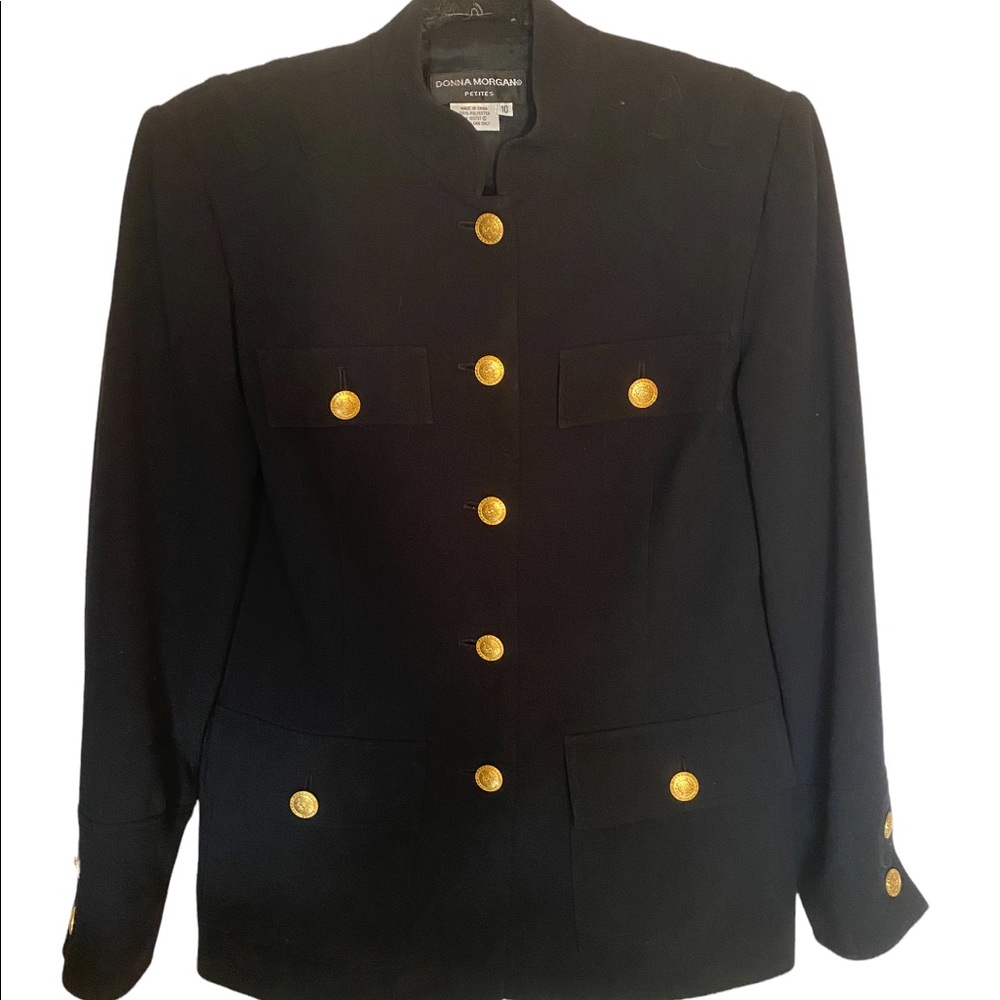Donna Morgan Petites Black Jacket